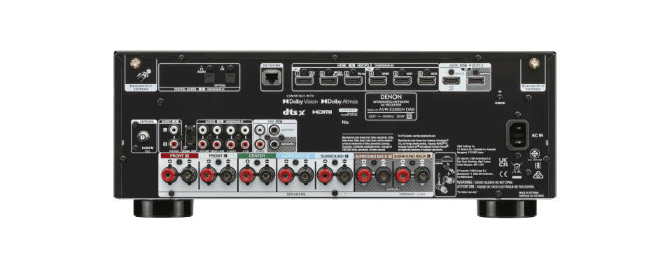 Amplificador Denon AVR-X2800H