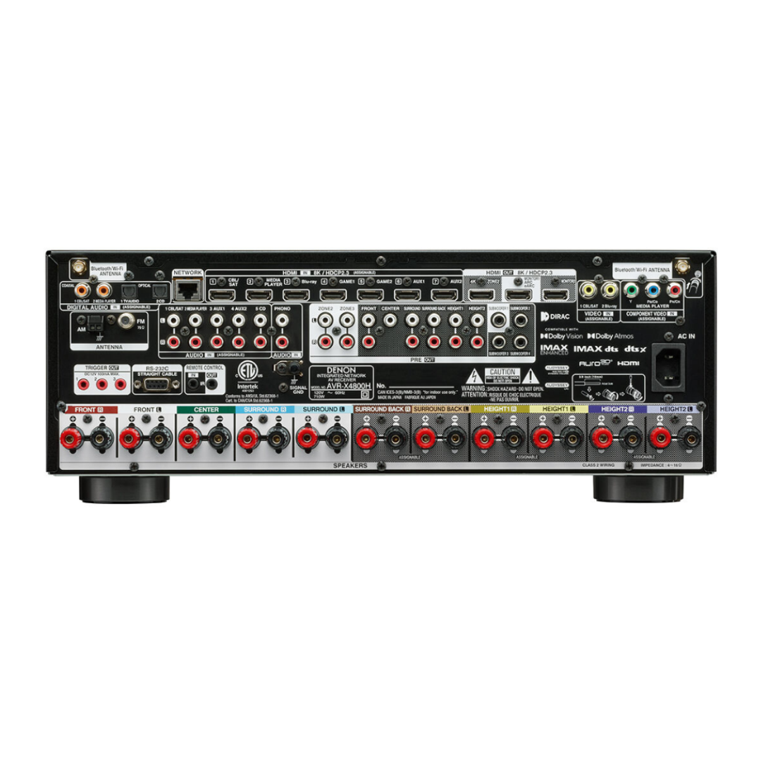 Amplificador Denon AVR-X4800H