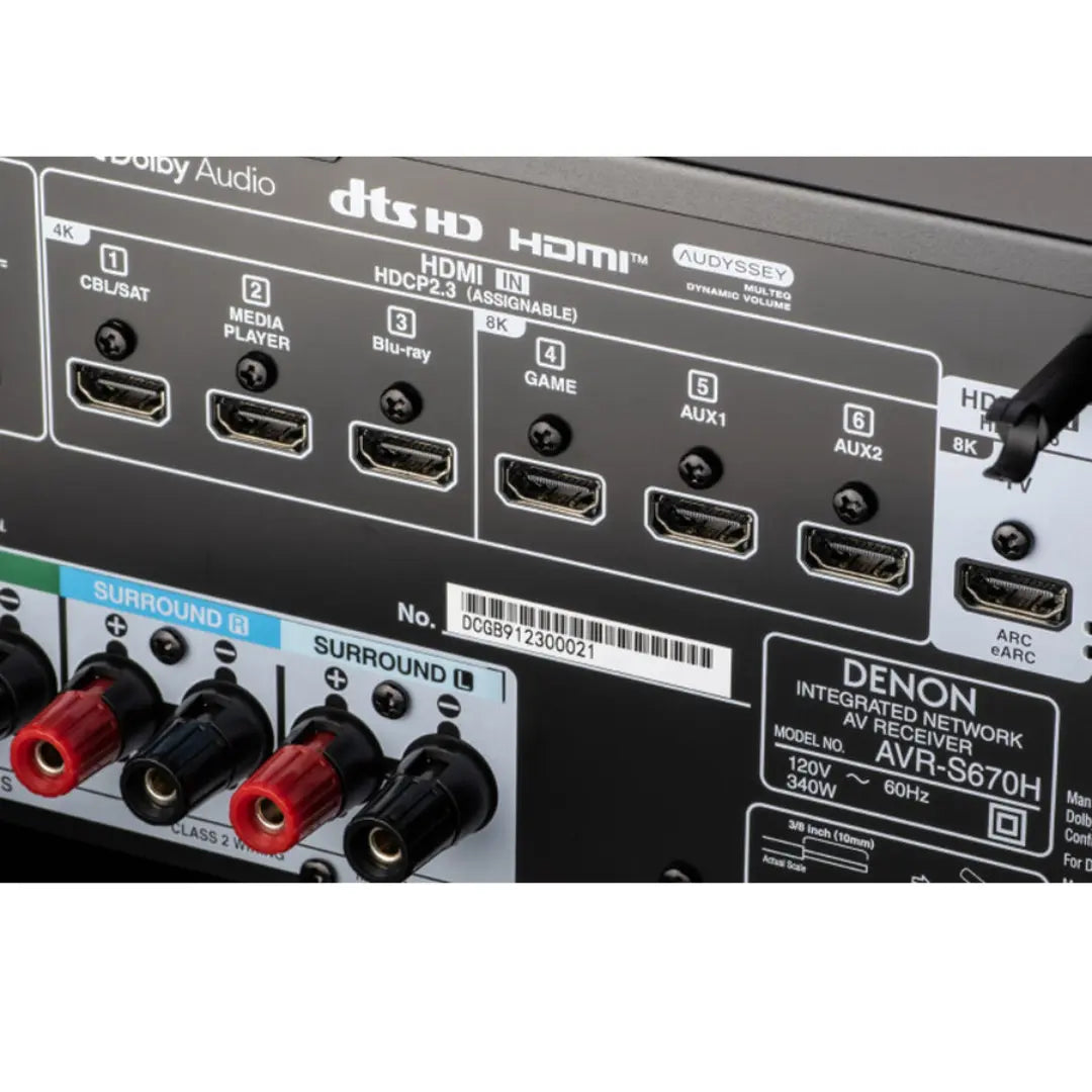 Amplificador Denon AVR-S670H