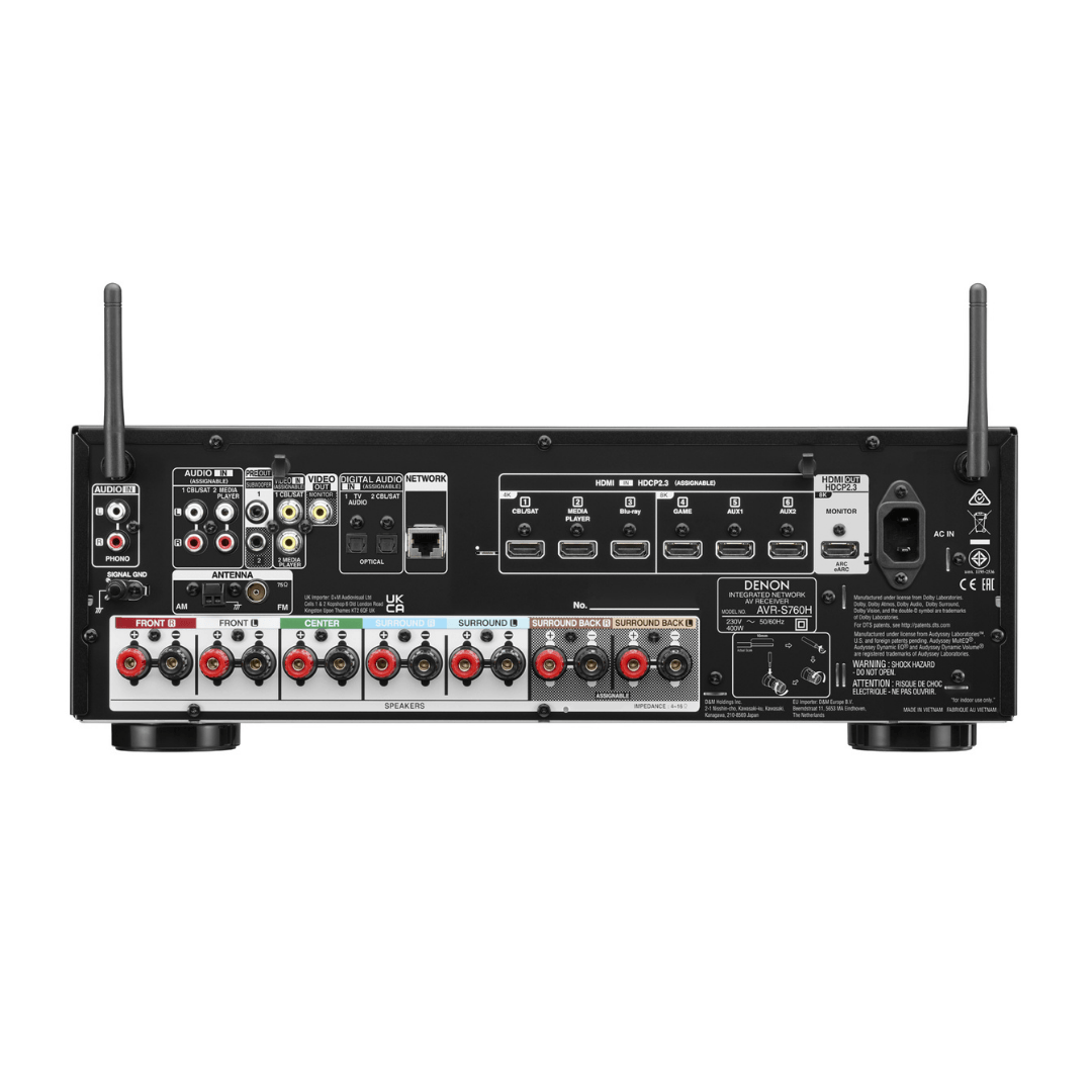 Amplificador Denon AVR-S760H