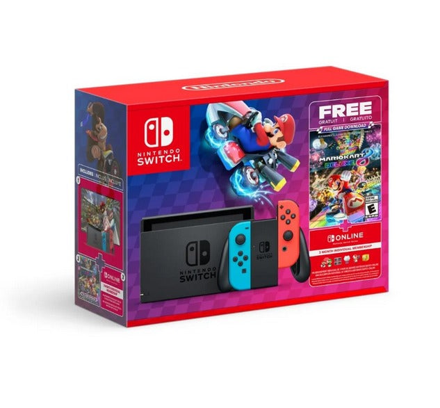 Consola Nintendo Switch Neon + Mario Kart 8 Deluxe