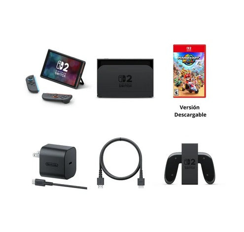Consola Nintendo Switch 2 + Mario Kart World Bundle